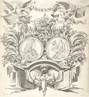 King Louis Xiv Of France Gallery: Allegorical Medal in Honor of Louis XIV, .n.d. n.d.. Creator