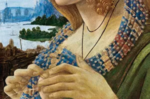 Sandro Gallery: Allegorical Portrait of a Woman (Simonetta Vespucci). Detail, 1480-1490