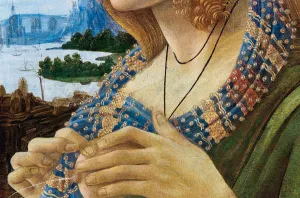 Sandro Gallery: Allegorical Portrait of a Woman (Simonetta Vespucci). Detail, 1480-1490