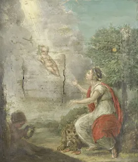 Allegorical Representation of the Birth of William Frederick, Prince of Orange-Nassau, later King Wi Creator: Anon