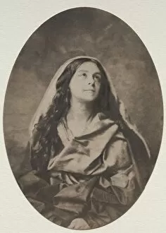 Harrison Gallery: Allegorical Study of a Woman, late 1850s. Creator: Harrison(?) (American)