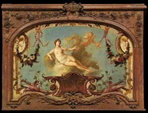 Garland Prints: Allegorical subject, early 18th century. Creator: Unknown