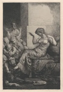 Fran And Xe7 Prints: Allegorie, 19th century. Creator: Francois-Nicolas Chifflart