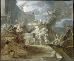 Allégorie de la ville de Paris, c1765. Creator: Gabriel François Doyen