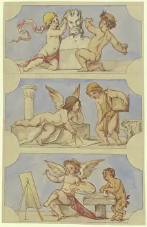 Architect Prints: Allegories of sculpture, architecture