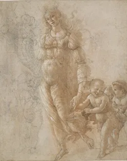 Sandro 1445 1510 Gallery: Allegory of Abundance or Autumn, ca 1470-1475