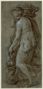 Vasari Prints: Allegory of Abundance. Creator: Vasari, Giorgio (1511-1574)