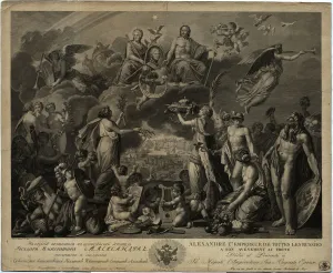 Allegory on the accession to the throne of Emperor Alexander I