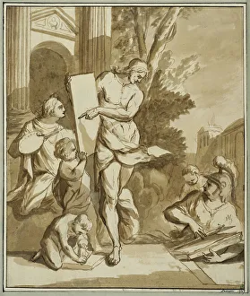 Centurion Prints: Allegory of the art of painting. Creator: Gerard de Lairesse