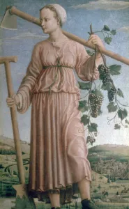 Hoeing Prints: Allegory of Autumn, 15th century. Artist: Francesco del Cossa