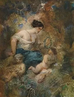 Holme Collection: An Allegory, c1869-1892, (1906). Creator: Jules Lessore
