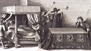 Allegory on the death of James I at Theobalds in Hertfordshire, 1625, (1853). Artist