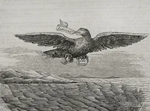 Allegory depicting the sale of Louisiana by Napoleon I to the United States, ...(1851). Creator: Chamorro