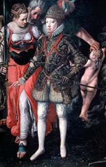 Images Dated 22nd May 2003: Allegory of the education of Philip III King of Spain (1598-1621)