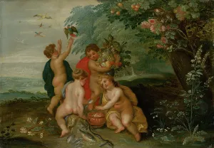 Van Balen Hendrick Prints: Allegory of the Four Elements, around 1610