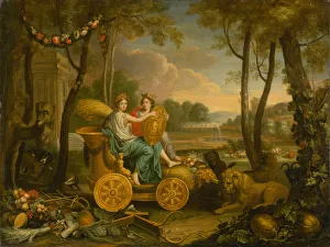 Allegory of the Four Elements: The Earth. Design for a tapestry for King Louis XIV, c