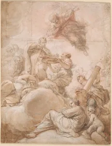 Opaque Prints: Allegory of the Elevation of Cardinal Deacon Oddone Colonna to the Papal Chair as Pope