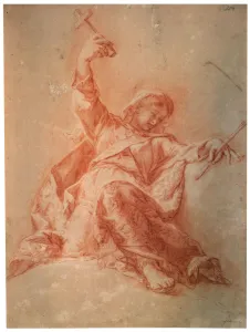 Holding Up Prints: Allegory of the Faith, 18th century. Artist: Jacopo Guarana