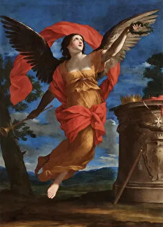 Fame Collection: Allegory of Fame, Between 1646 and 1648. Creator: Romanelli