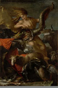 Presents Prints: Allegory of Fortune, about 1658-1659. Creator: Salvator Rosa