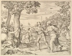 Mellan Claude Collection: Allegory on Good Government in France, 1685. Creator: Claude Mellan