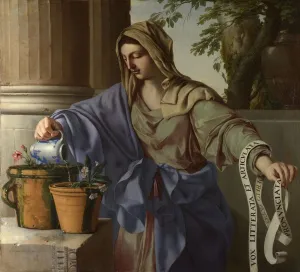 Laurent Prints: Allegory of Grammar, 1650. Artist: La Hyre, Laurent, de (1606-1656)
