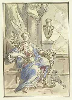 Nymegen Elias Van Prints: Allegory of the Happy Life, 1677-1755. Creator: Elias van Nijmegen