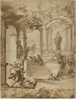 Honour Prints: Allegory in Honor of a Gentleman, 3rd quarter of the 17th century. Creator: Unknown