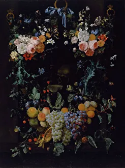 Green Grape Prints: Allegory on Human Life, c1658-1660. Creator: Joris van Son