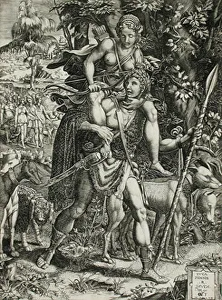 Allegory of the Hunt, 1563. Creators: Gaspare Osello, Giorgio Ghisi