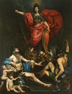 Allegory of Italy, 1628-1629. Creator: Valentin de Boullogne (1591-1632)