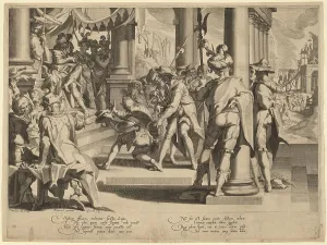Joachim Wtewael Prints: Allegory of Justice, 1606. Creator: Willem van Swanenburg