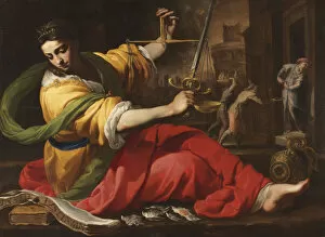 Goddess Of Retribution Collection: Allegory of Justice, 1656