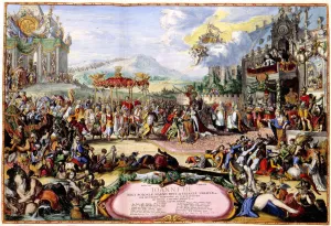 Hooghe Collection: Allegory of King John III Sobieski, 1675. Artist: Hooghe, Romeyn de (1645-1708)