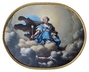 Holstein Gottorp Prints: Allegory of King Karl X Gustaf's engagement, 1668. Creator: David Klocker Ehrenstrahl