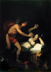 De 1746 1828 Collection: Allegory of Love (Cupid and Psyche). Artist: Goya, Francisco, de (1746-1828)