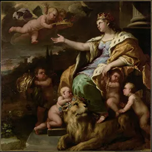 Allegory of Magnanimity, about 1670. Creator: Luca Giordano