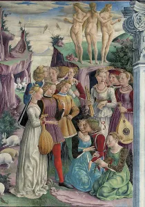 Declaration Of Love Prints: Allegory of March: Triumph of Venus, 1468-1470