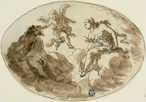 Allegory with Masked Figure, n.d. Creator: Unknown