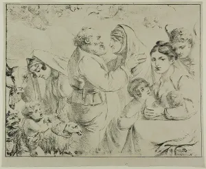 Denon Dominique Vivant Baron Prints: Allegory of Maternal Felicity, 1817. Creator: Vivant Denon