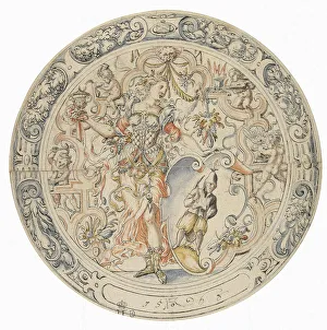 Amman Prints: Allegory of Mining, 1563. Artist: Amman, Jost (1539-1591)