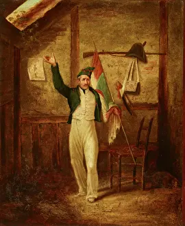 Expressive Prints: Allegory of a Napoleonic Soldier, 19th century. Creator: Unknown