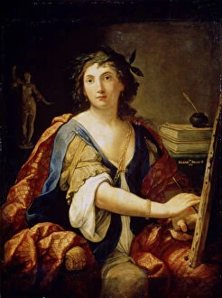 Allegory of Painting (self-portrait), 1658. Artist: Elisabetta Sirani