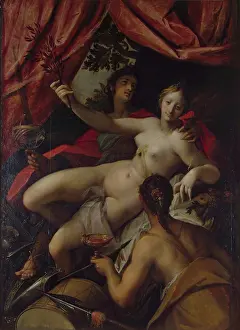 Mannerism Prints: Allegory of Peace and Abundance, 1602. Creator: Hans von Aachen