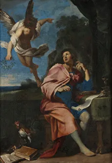 Inspiration Prints: Allegory over Poetry. Creator: Giovanni Francesco Romanelli