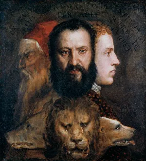 Seriousness Prints: Allegory of Prudence, c1565-1570. Artist: Titian