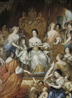 Carl Xi Collection: Allegory of the regency of Ulrika Eleonora of Sweden (1656-1693), End of 17th cen