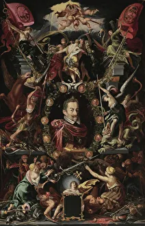 Sadeler Prints: Allegory of the reign of Emperor Matthias (1557-1619)