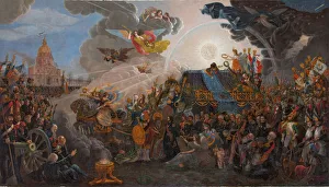 Fran And Xe7 Collection: Allegory of the return of the Ashes of Napoleon, 1840. Creator: Trichot