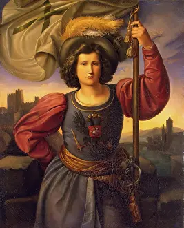 1840s Prints: Allegory of Russia, 1840. Creator: Philipp Veit